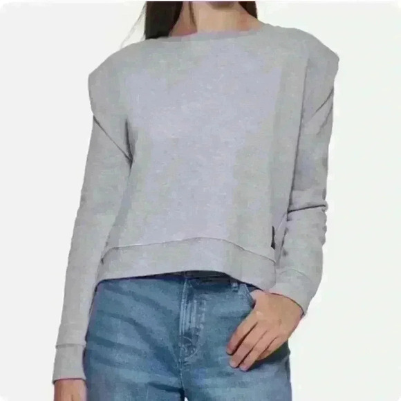 Calvin Klein Shoulders Padd Sweatshirt - Picture 1 of 7